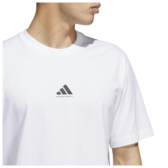 Adidas Ανδρική κοντομάνικη μπλούζα Basketball Graphic Tee Adidas Ανδρική κοντομάνικη μπλούζα Basketball Graphic Tee